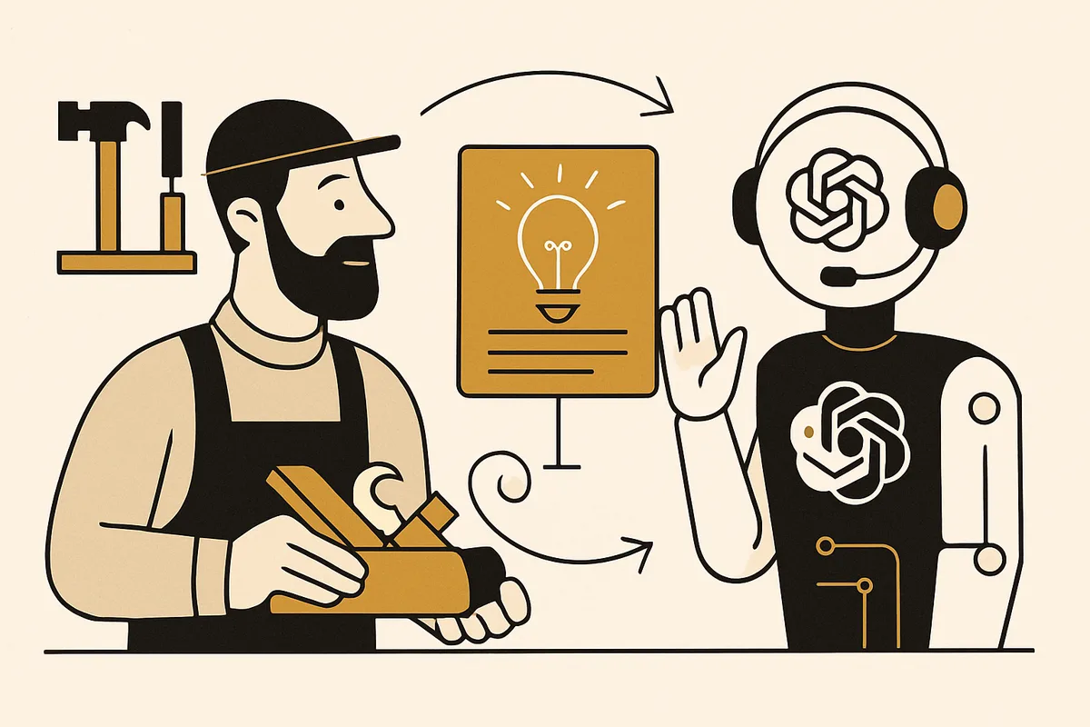 Illustration : ChatGPT pour les artisans et TPE : 7 cas d'usage concrets