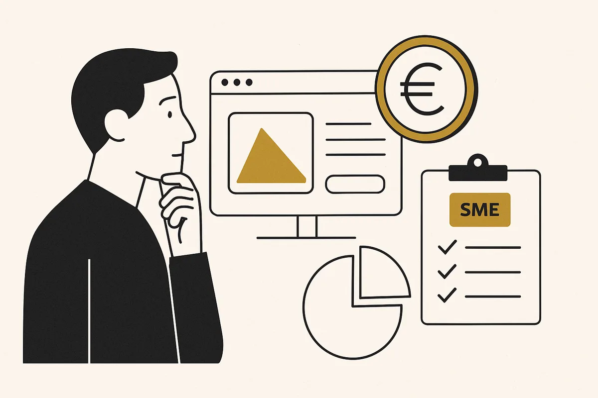 Illustration : Combien coûte un site web pour une PME en 2026 : le guide complet