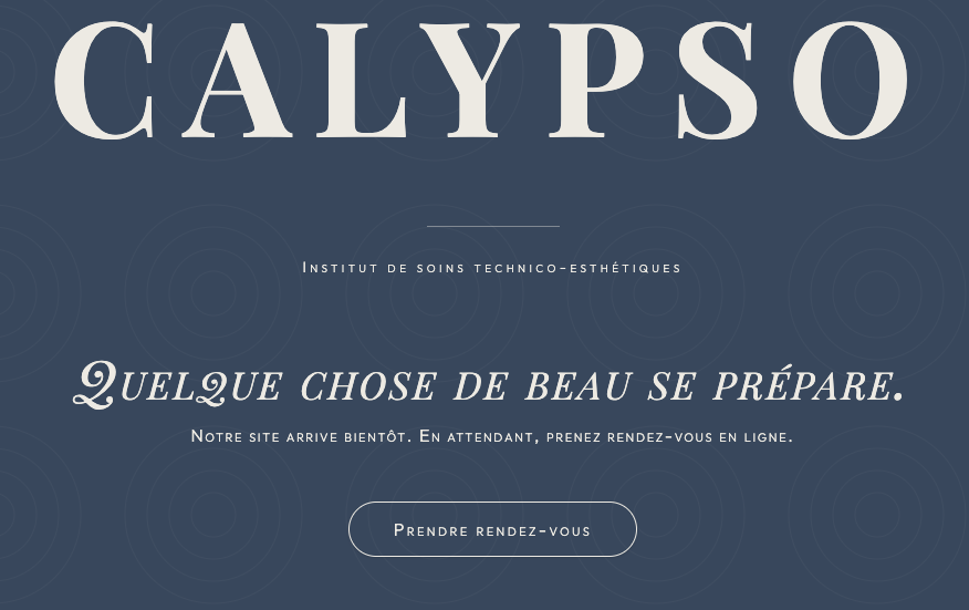 Aperçu du site Institut Calypso